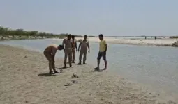 संभल में गंगा स्नान के दौरान खनन ठेकेदार का मुंशी डूबा, आठ घंटे बाद भी नहीं लगा सुराग