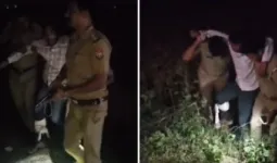 बलिया : तार चोरी गिरोह के 7 आरोपी गिरफ्तार, मुठभेड़ में दो बदमाश घायल