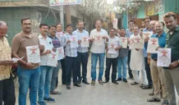 बलिया में 20 मई की राष्ट्रव्यापी बंदी को सफल बनाने में जुटा BCDA, दवा मंडी में चलाया जागरूकता अभियान