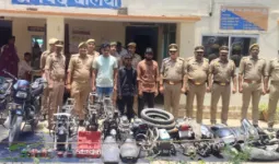 नगरा पुलिस ने अंतरजनपदीय वाहन चोर गिरोह का किया पर्दाफाश, तीन गिरफ्तार