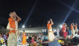 गंगा दशहरा पर भृगु काशी में भव्य गंगा महाआरती, श्रद्धा और वैदिक मंत्रों से गूंजा घाट