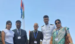 बलिया के आर्यन पांडेय भारतीय नौसेना में बने सब लेफ्टिनेंट