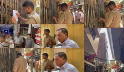 दिल्ली अग्निकांड के बाद बलिया में बड़ी कार्रवाई, अवैध महावीर लॉज सील; होटल संचालकों में हड़कंप