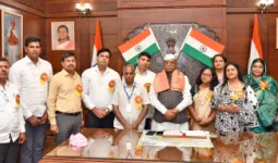 राजस्थान के राज्यपाल ने बलिया के तीन शिक्षकों को 'शिक्षक श्री सम्मान' से किया सम्मानित