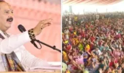 Ballia News: शिव महापुराण कथा में उमड़ा जनसैलाब, पं. प्रदीप मिश्रा बोले- महादेव ही हर सकते हैं मनुष्य के पापों का बोझ