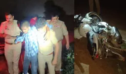 UP News: पुलिस मुठभेड़ में चेन स्नेचर गिरोह का बदमाश घायल, अवैध तमंचा और बिना नंबर की बाइक बरामद