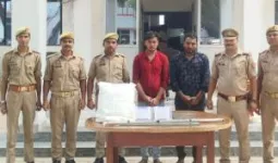 बलिया: चोरी के मामले का खुलासा, दो आरोपी गिरफ्तार; लैपटॉप समेत ₹1.44 लाख बरामद