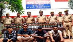 Sitapur News : सीतापुर में शराब तस्करी गिरोह का भंडाफोड़, बिहार के चार तस्कर गिरफ्तार; 139 बोतल शराब बरामद