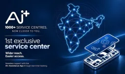 AI+ स्मार्टफोन का सर्विस नेटवर्क 1,000+ टचपॉइंट्स तक होगा विस्तारित, दिल्ली में खुलेगा पहला एक्सक्लूसिव सर्विस सेंटर
