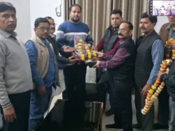 बलिया में नवागत औषधि निरीक्षक का BCDA ने किया स्वागत