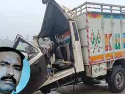यूपी में गलत दिशा से आ रहे ट्रैक्टर-ट्रॉली की टक्कर से पिकअप चालक की मौत