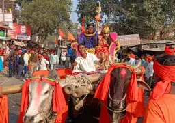 महाशिवरात्रि पर हल्देश्वर नाथ शिव मंदिर से निकली भव्य शिव बारात