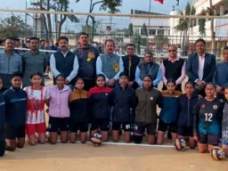 बलिया में उत्तर प्रदेश वॉलीबॉल टीम के प्रशिक्षण शिविर का शानदार आगाज