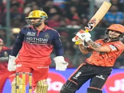 IPL 2026: कप्तान ईशान किशन की तूफानी पारी, SRH ने RCB को दिया 202 रन का लक्ष्य