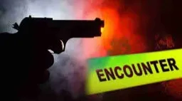 बलिया : पुलिस मुठभेड़ में 25 हजार का इनामी बदमाश गिरफ्तार