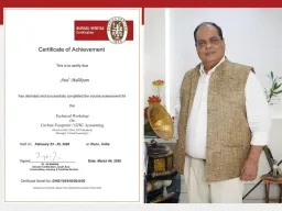 राजनीतिक रणनीतिकार डॉ. अतुल मलिकराम को मिला ‘कार्बन फुटप्रिंट/जीएचजी अकाउंटिंग’ सर्टिफिकेशन