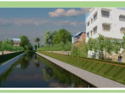 कटहल नाले के सुन्दरीकरण कार्य पर डीएम सख्त, गुणवत्ता और गति बढ़ाने के निर्देश