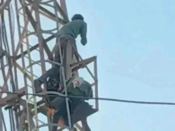 शादी की जिद में मोबाइल टावर पर चढ़ी युवती, घंटों चला हाईवोल्टेज ड्रामा