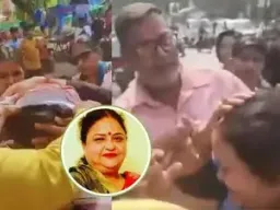 Bahraich News : पुतला दहन के दौरान भाजपा विधायक अनुपमा जायसवाल झुलसीं, लखनऊ रेफर