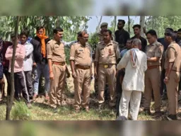 तीन दिन से लापता शिक्षक का खेत में मिला शव, हत्या की आशंका