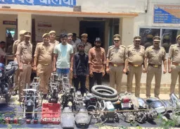 नगरा पुलिस ने अंतरजनपदीय वाहन चोर गिरोह का किया पर्दाफाश, तीन गिरफ्तार