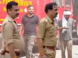 टाउन हॉल रोड स्थित मिर्ची रेस्टोरेंट में लगी आग, बड़ा हादसा टला