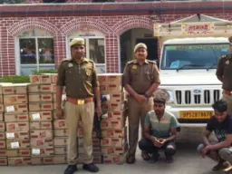 Deoria News: बिहार ले जाई जा रही अवैध अंग्रेजी शराब की बड़ी खेप जब्त, दो तस्कर गिरफ्तार