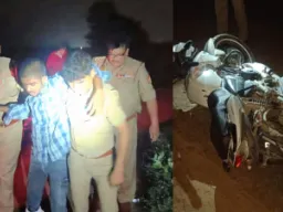 UP News: पुलिस मुठभेड़ में चेन स्नेचर गिरोह का बदमाश घायल, अवैध तमंचा और बिना नंबर की बाइक बरामद