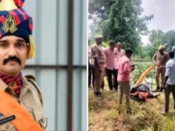 बलिया में सिपाही की संदिग्ध हालात में मौत, पानी भरे गड्ढे में मिला शव; बाइक भी बरामद
