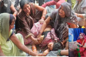 कानपुर हादसा : ट्रक की चपेट में आई नवविवाहिता, मौके पर मौत, पति और भतीजी घायल