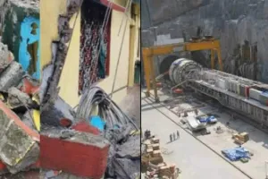 उत्तराखंड: रेलवे टनल निर्माण की ब्लास्टिंग से फिर दरकीं दीवारें, बल्दियाखान गांव के लोग विस्थापन पर अडिग