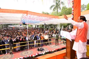 उपमुख्यमंत्री केशव प्रसाद मौर्य ने रामपुर में एकता यात्रा कार्यक्रम में की शिरकत