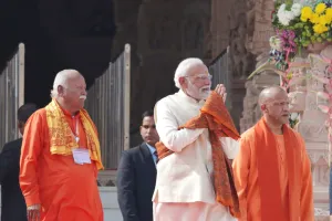 अयोध्या : प्रधानमंत्री मोदी बोले, सदियों की वेदना आज विराम पा रही, राम मंदिर का संकल्प सिद्धि को प्राप्त