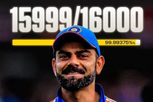 विराट कोहली का ऐतिहासिक मुकाम: लिस्ट-ए में 16,000 रन पूरे, सचिन के बाद दूसरे भारतीय; दुनिया के 9वें बल्लेबाज बने ‘किंग’