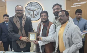 उपमुख्यमंत्री बृजेश पाठक से नितिन मिश्रा की भेंट, खुटार की स्वास्थ्य सेवाओं पर रखीं प्रमुख मांगें