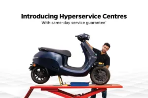 हाइपरसर्विस के विस्तार के साथ ओला इलेक्ट्रिक ने लॉन्च किए हाइपरसर्विस सेंटर्स; एक ही दिन में सर्विस की गारंटी