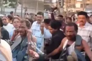 महिला कॉन्स्टेबल की वर्दी फाड़ने के आरोपी का निकाला गया जुलूस, छह गिरफ्तार