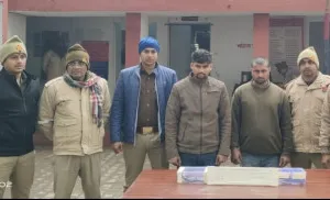 बलिया पुलिस की सतर्कता से डकैती की साजिश नाकाम, दो शातिर गिरफ्तार; हथियार व पिकअप बरामद