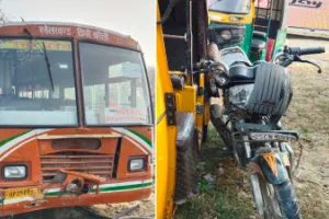 बरेली में रोडवेज बस की टक्कर से बाइक सवार युवक की मौत, दो घायल