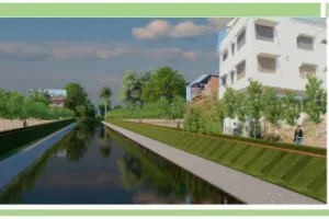 कटहल नाले के सुन्दरीकरण कार्य पर डीएम सख्त, गुणवत्ता और गति बढ़ाने के निर्देश