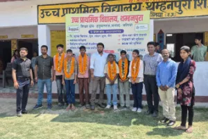 सर्वोदय विद्यालय प्रवेश परीक्षा में यूपीएस थम्हनपुरा के 6 छात्र सफल, विद्यालय में हुआ सम्मान