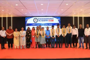 राधाकृष्ण एकेडमी का 10वीं बोर्ड परीक्षा परिणाम शत-प्रतिशत, दो छात्रों ने 91.6 प्रतिशत अंक हासिल किए