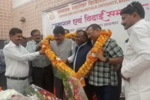 JNCU Ballia : जननायक चन्द्रशेखर विश्वविद्यालय के नव नियुक्त कुलपति का भव्य स्वागत