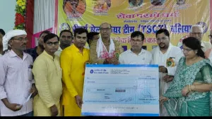 टीएससीटी कन्यादान योजना के तहत सात बेटियों की शादी के लिए दिए गए 51-51 हजार रुपये के शगुन चेक