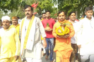 भव्य कलश यात्रा के साथ शुरू हुआ श्री रूद्र महायज्ञ, जयकारों से गूंजा क्षेत्र