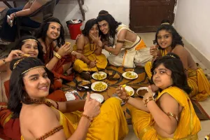 ‘हस्तिनापुर के वीर’ के कलाकारों ने शूटिंग के बीच लिया चाय-पकौड़ों का मज़ा, सेट पर हुआ जमकर धमाल